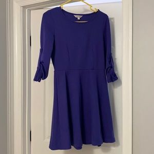 Purple Charming Charlie 3/4 Sleeve Dress